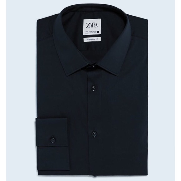 Zara Other - Zara Man Basic SuperSlim Shirt